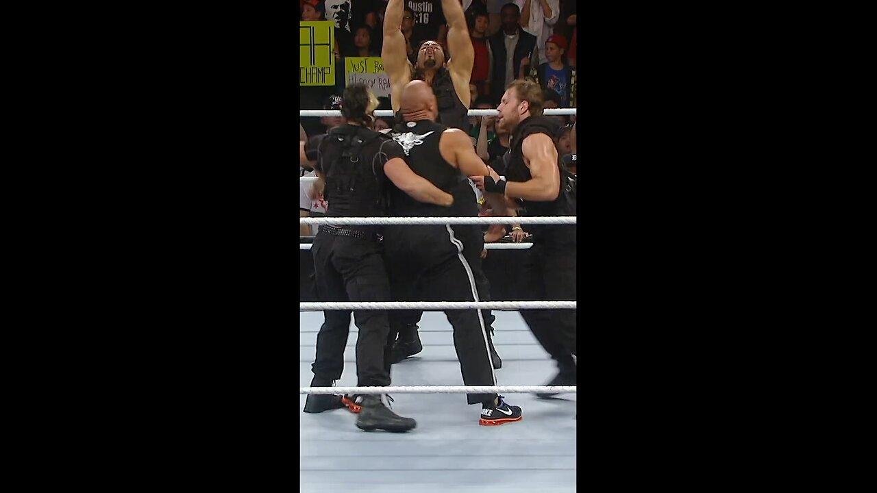Roman empire 😎 attitude 🔥 vs The Rock | WWE network