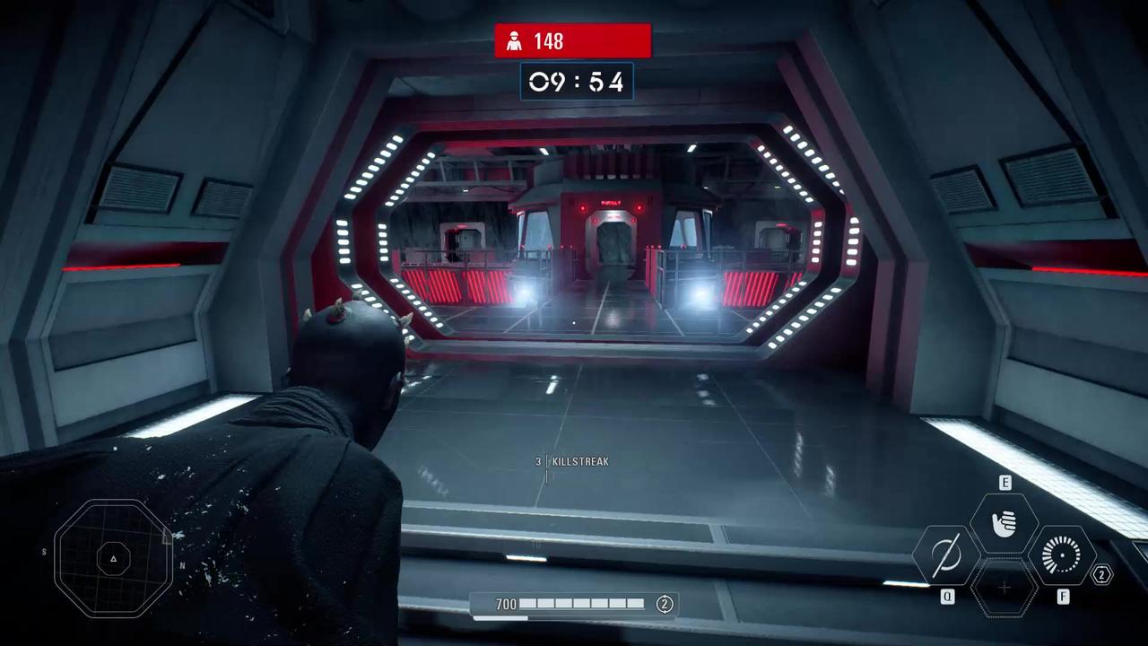 SWBF2: Arcade Onslaught Darth Maul Starkiller Base Gameplay