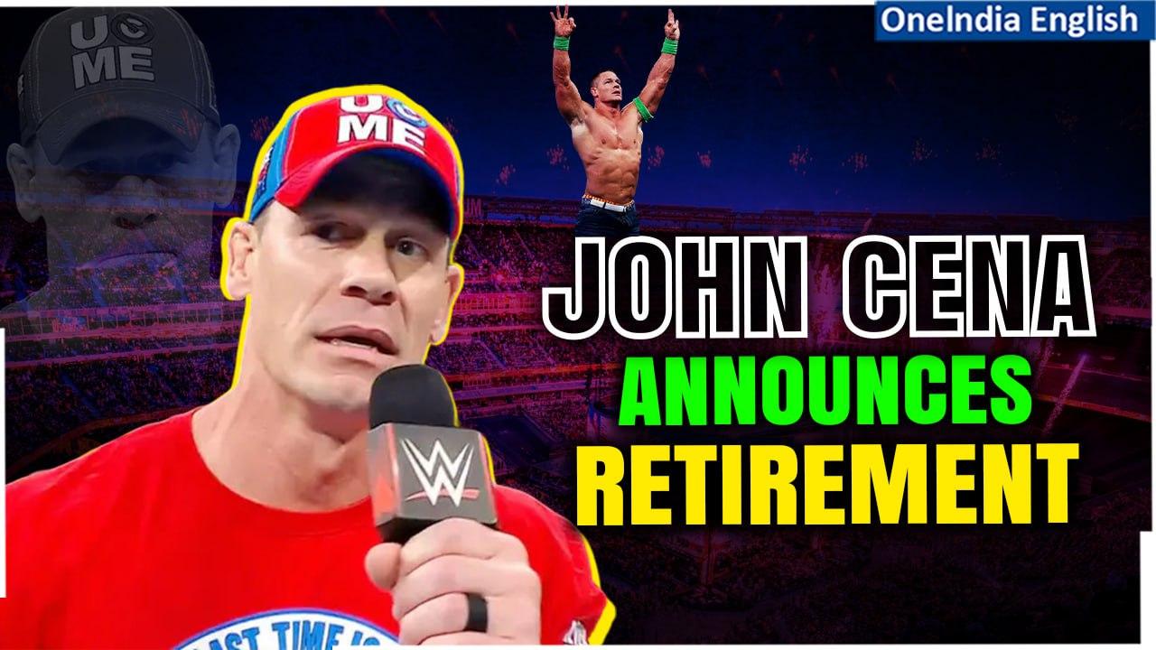 WWE Legend John Cena Announces Retirement: Farewell Soon with Many Historic Lasts | Oneindia News