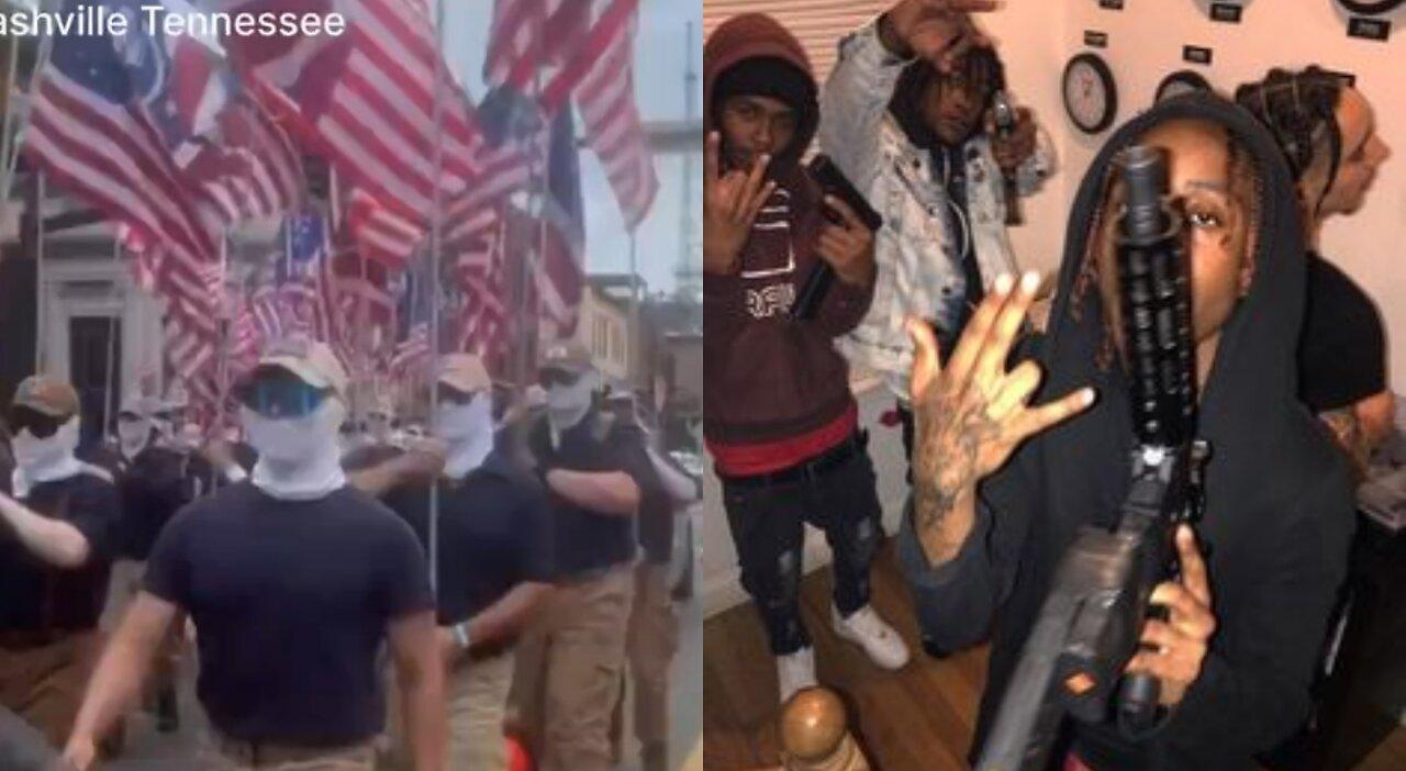 Patriot Front march in Nashville, Black teens mass shooting people everywhere.