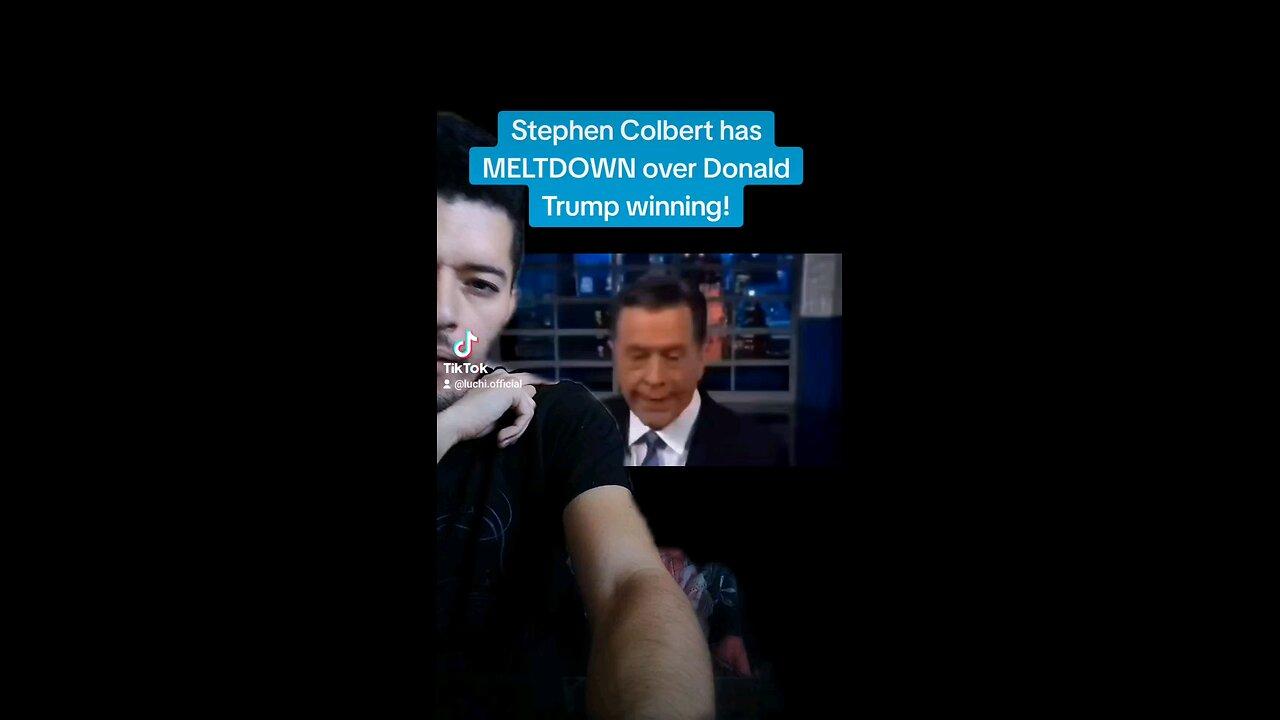 Stephen Colbert has MELTDOWN Over Donald Trump Winning!