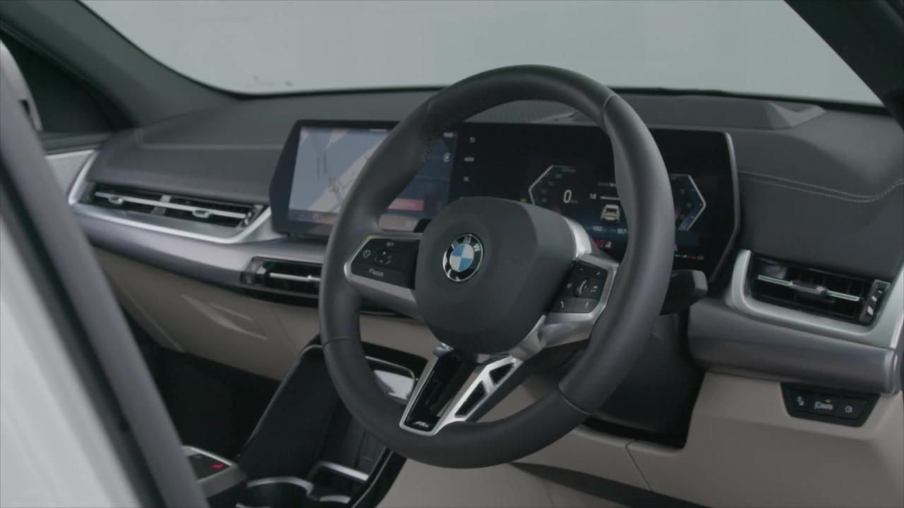BMW X2 xDrive20i Interior Design in Alpine White