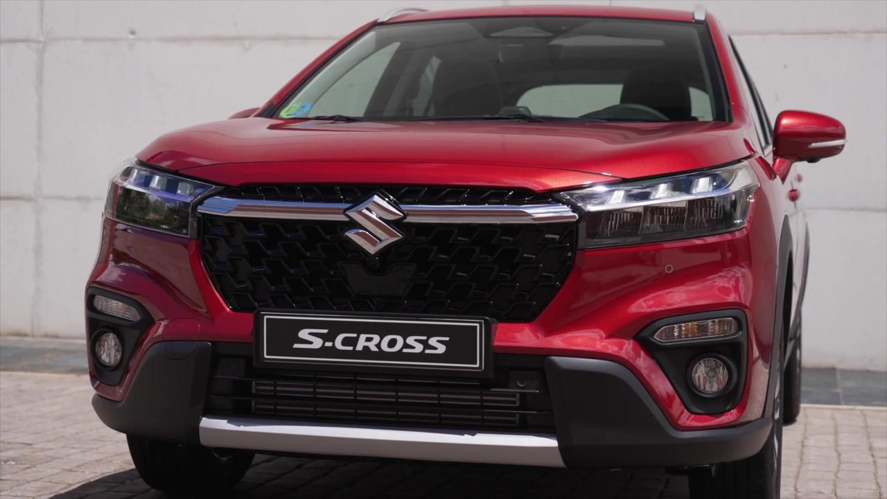The new Suzuki S-Cross Design Preview in Red