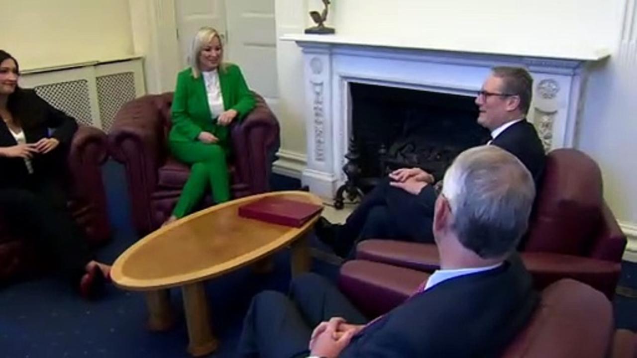 Keir Starmer meets with leaders of Northern Ireland