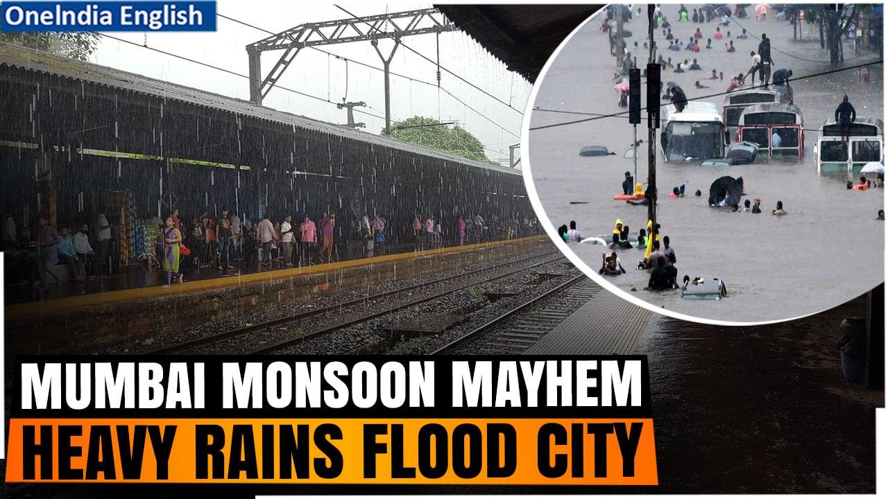 Mumbai Rains: Over 300 mm Rainfall Paralyzes Streets, BMC Declares Holiday Amid Weather Alert| Watch