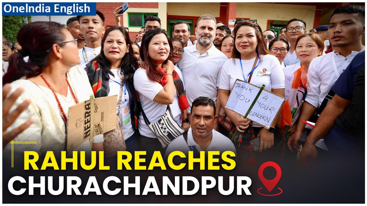 Rahul Gandhi in Manipur's Churachandpur: Meets Ethnic violence victims in relief camps
