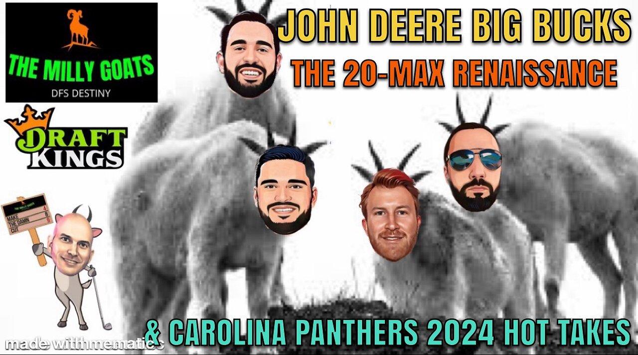 John Deere Classic Recap, Do Shoes Make you Fast, & Carolina Panthers 2024 Hot Takes