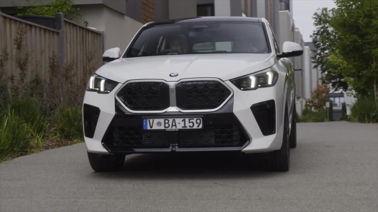 BMW X2 xDrive20i in Alpine White Driving Video