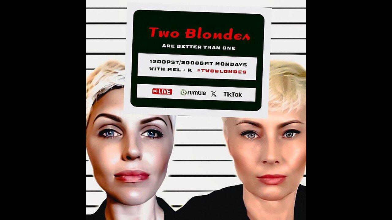 Two Blondes Ep.001 Trans Funerals, India Willoughby's Tarot and Charlie Kirk Sucks...OH MY!!!