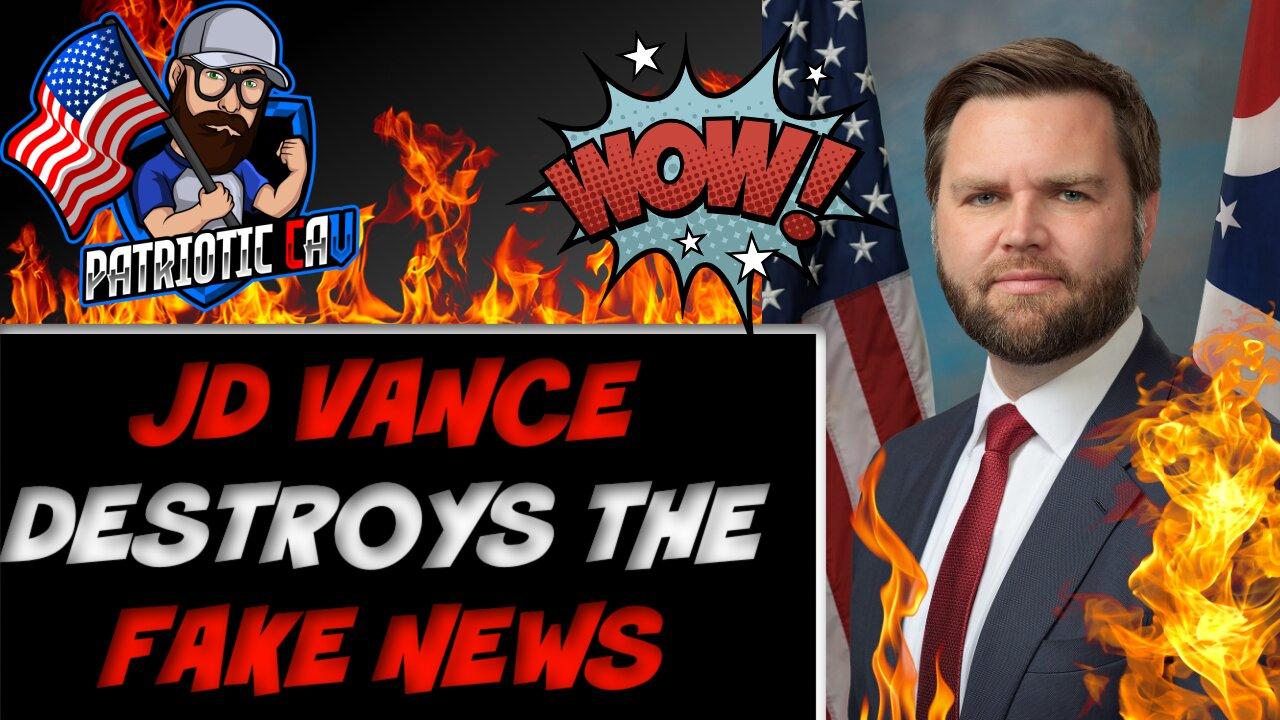 JD Vance TORCHES the Fake News | VP Material?!
