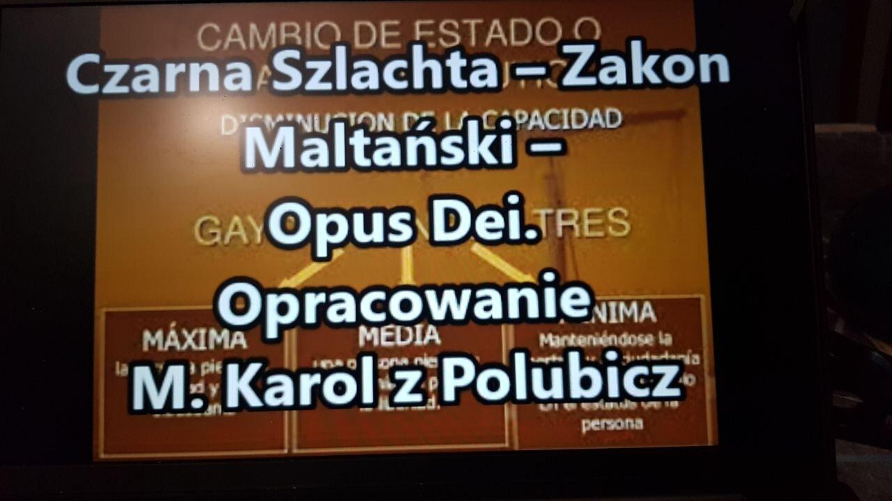 Zakon Jezuitów/Czarna Szlachta/Opus Dei/Krzyż Maltańskii