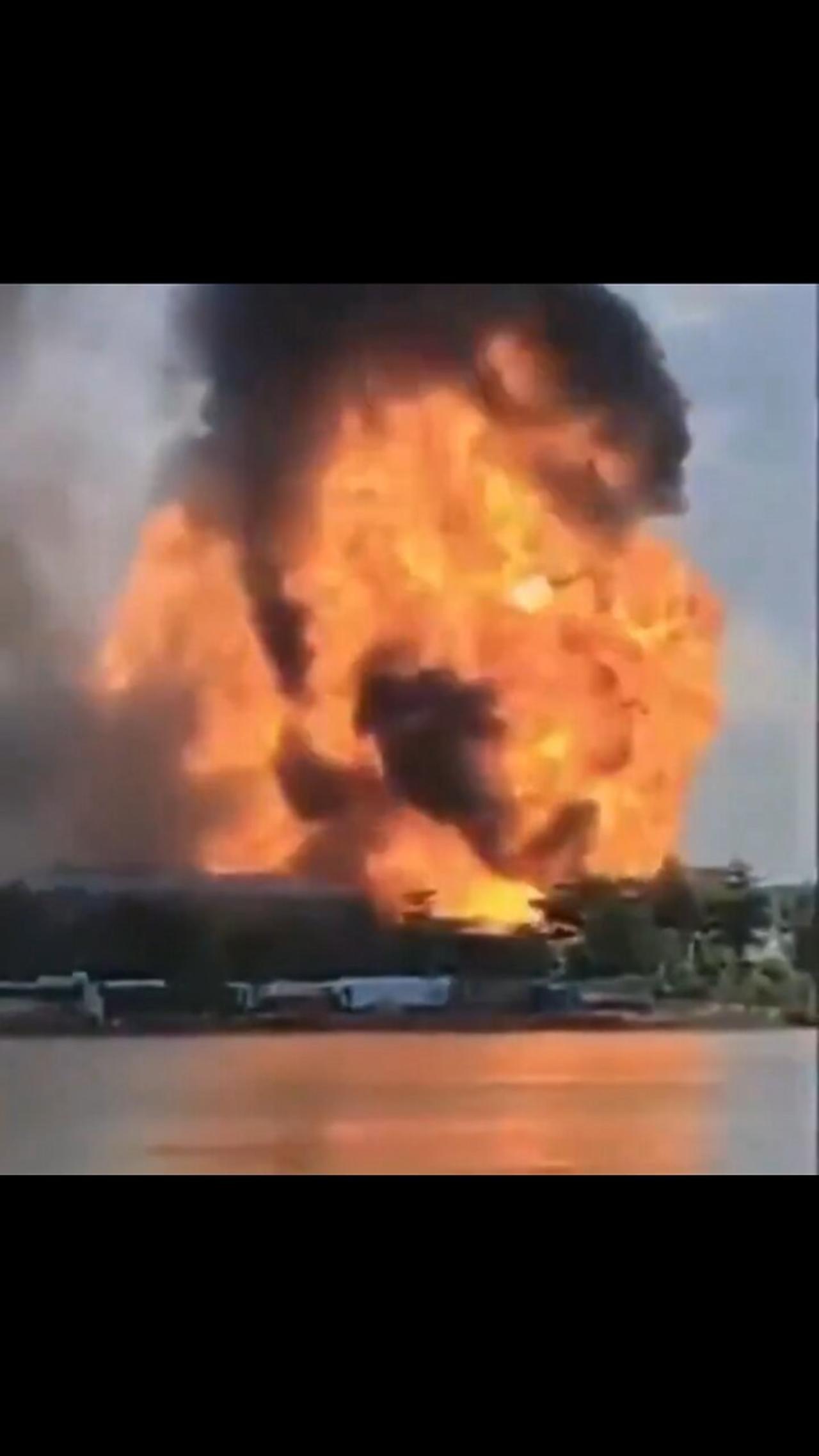 Massive explosion at a factory in Dongguan City China 🇨🇳