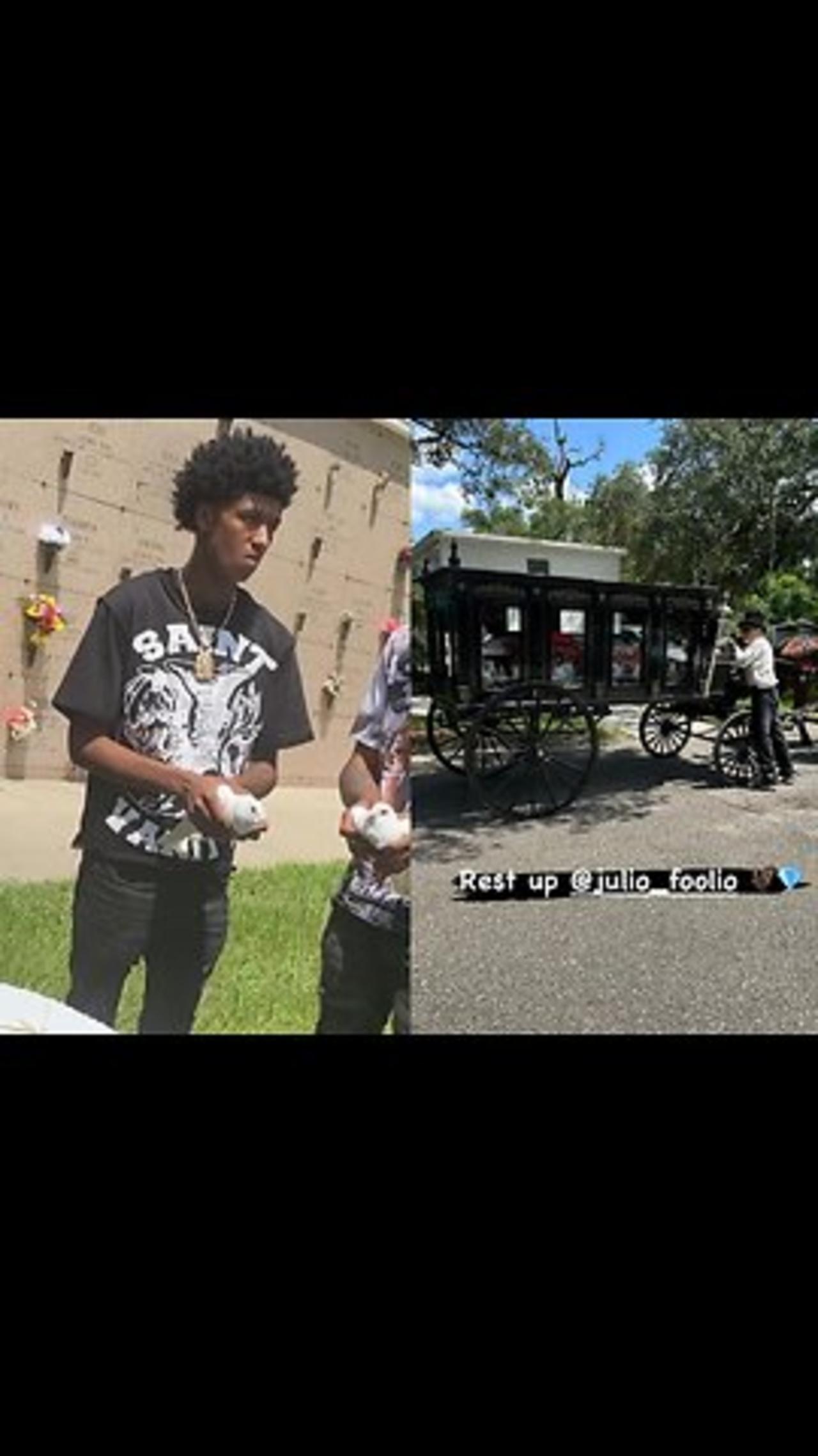 Joolio Foolio in Casket Funeral Footage and IG Account Still Posting After his Unaliving