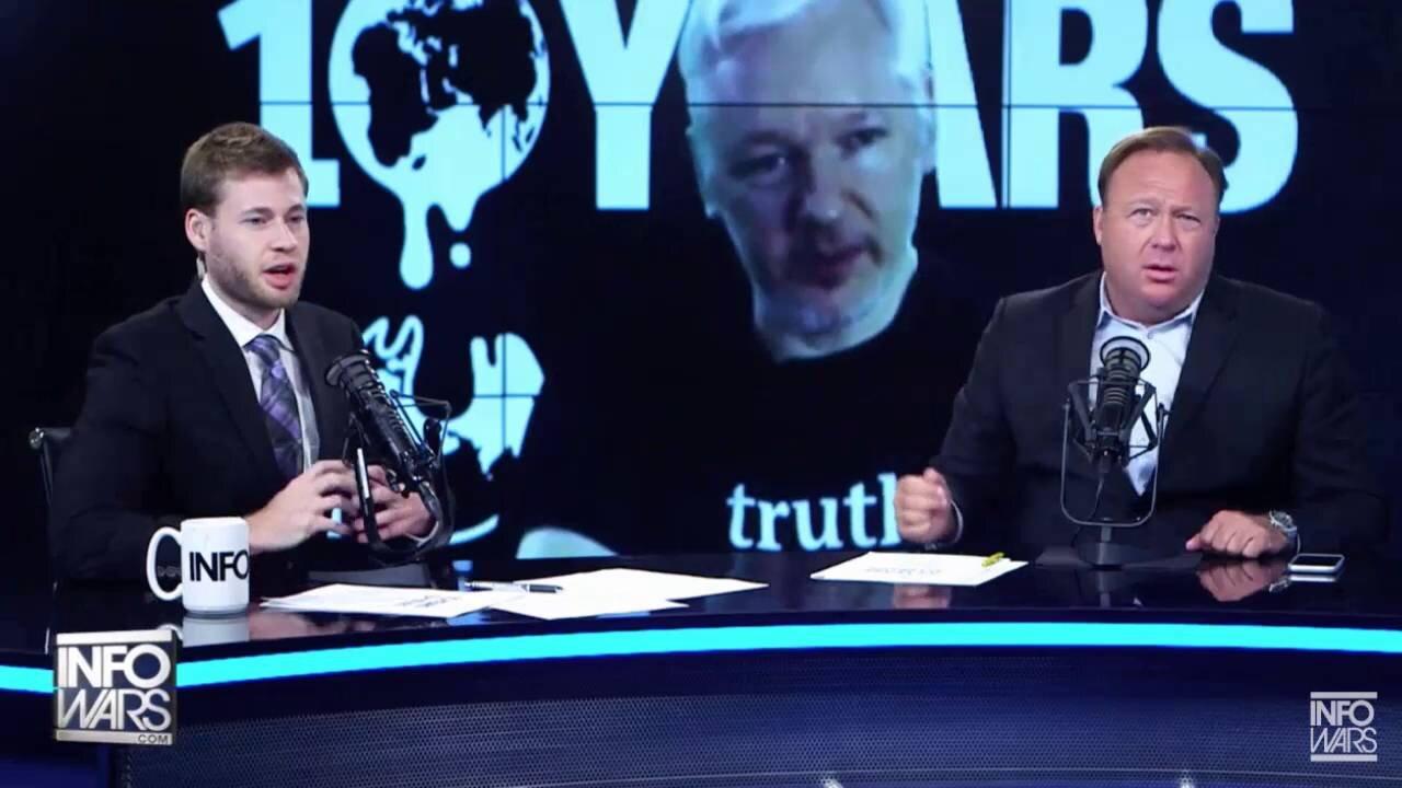 EPIC RANT: Alex Jones Goes Off On Julian Assange