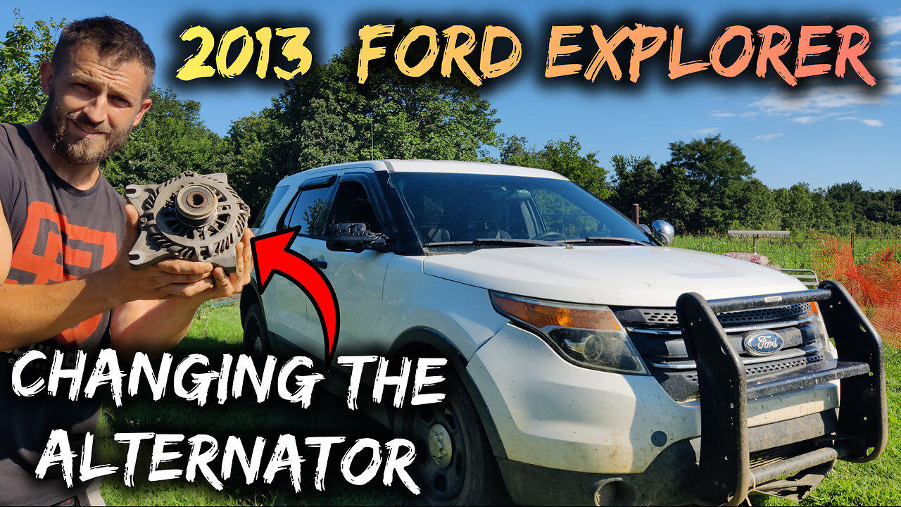 5th Gen Ford Explorer Alternator Replacement!