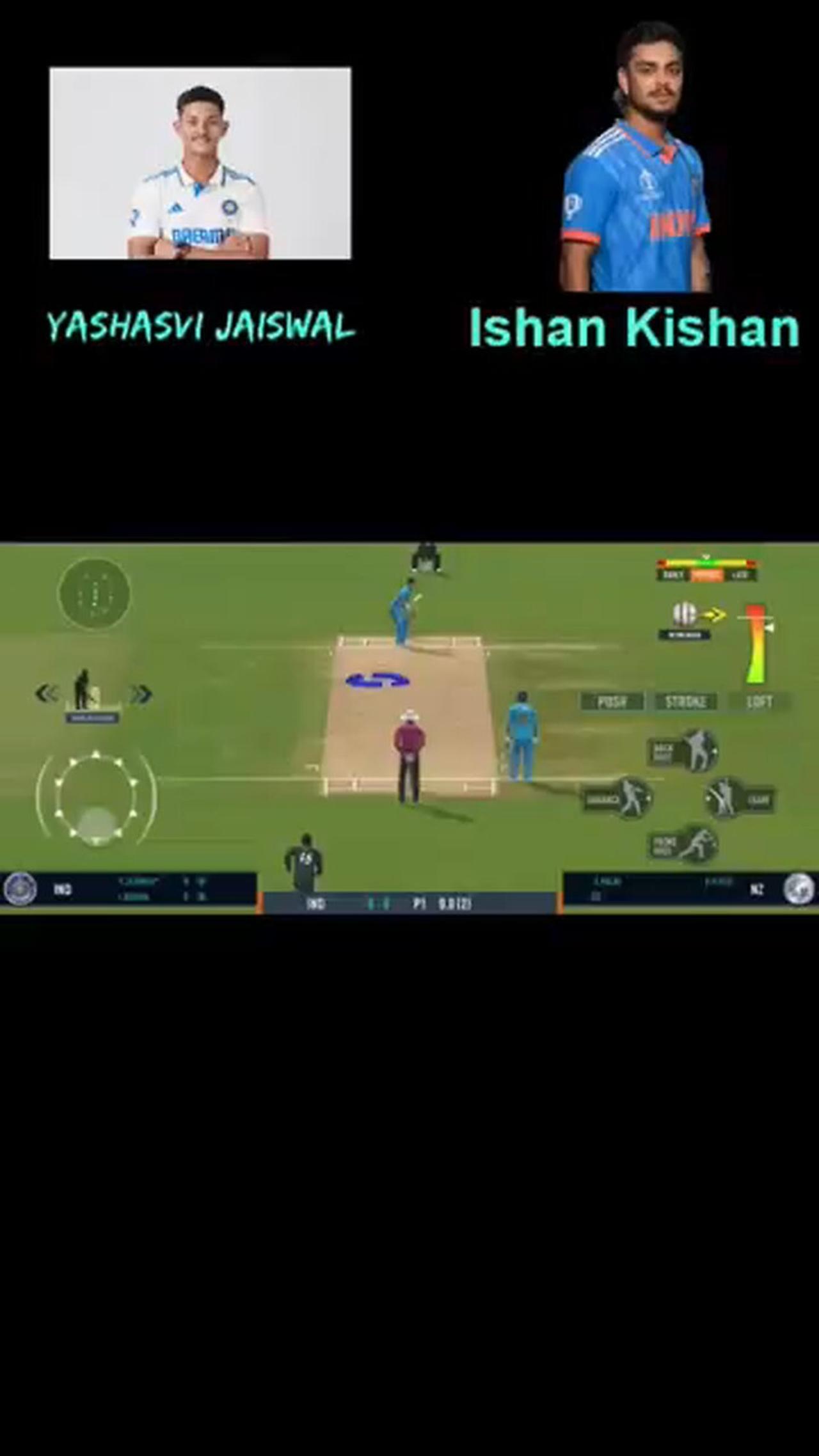 Y.jaishwal vs Ishan Kishan #cricket