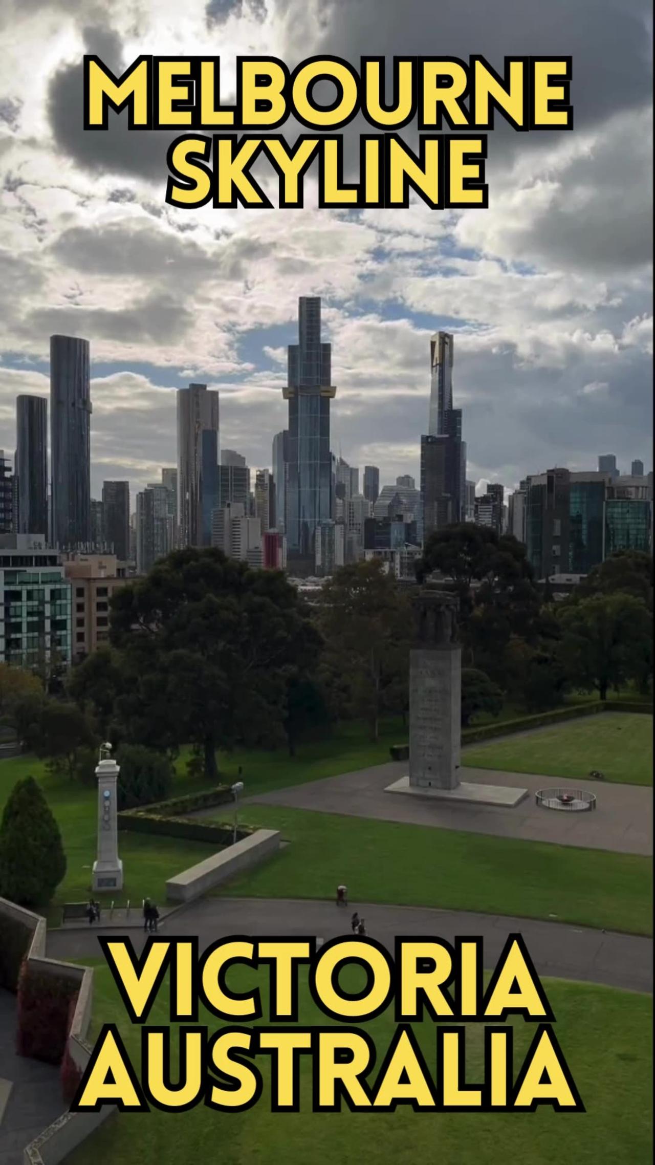 Exploring Melbourne Australia | City Skyline #shorts