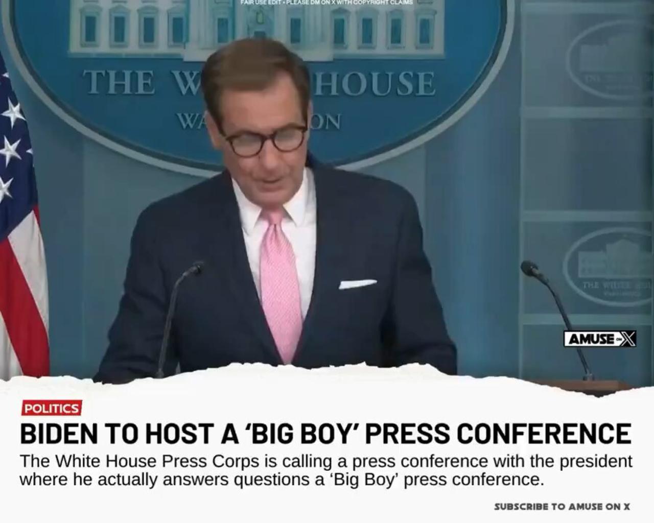 “A Big Boy Press Conference”?? 🤣