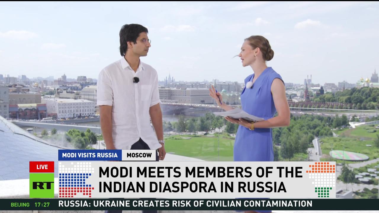 Indian diaspora member shares experience of meeting Modi in Moscow