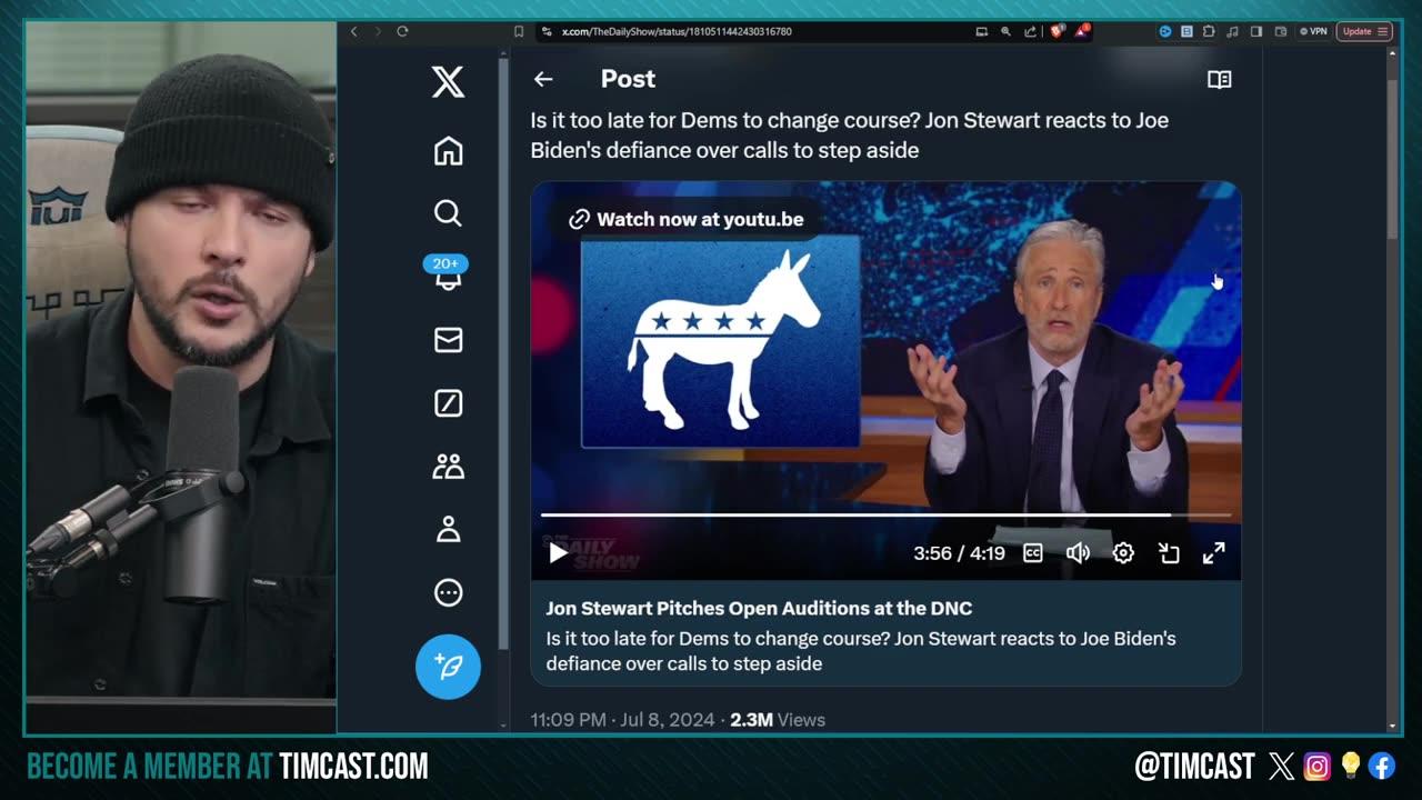 Jon Stewart SLAMS Biden, Calls To OVERTURN Democrat Primary, Media COORDINATES To REMOVE Biden