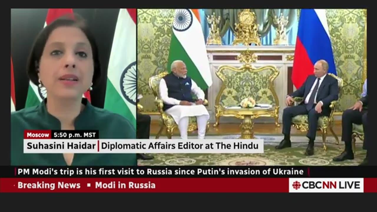 Indian PM Modi meets Putin during first Russia visit since Ukraine offensive