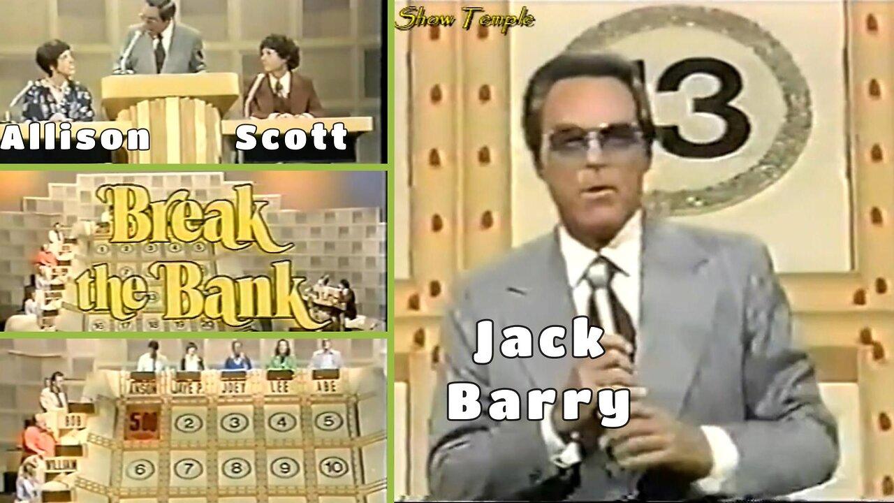 Jack Barry | Break The Bank | Allison vs. Scott | Full Episode | Game Shows