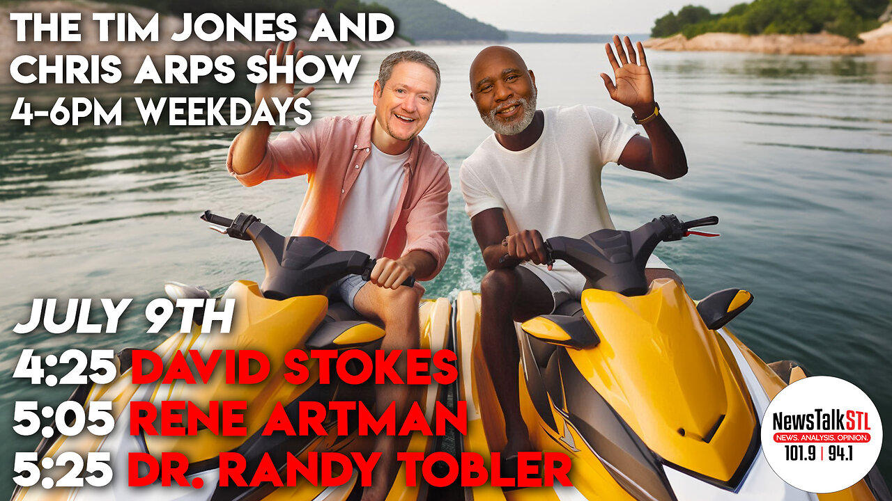 The Tim Jones and Chris Arps Show 07.09.2024 David Stokes | Rene Artman | Dr. Randy Tobler