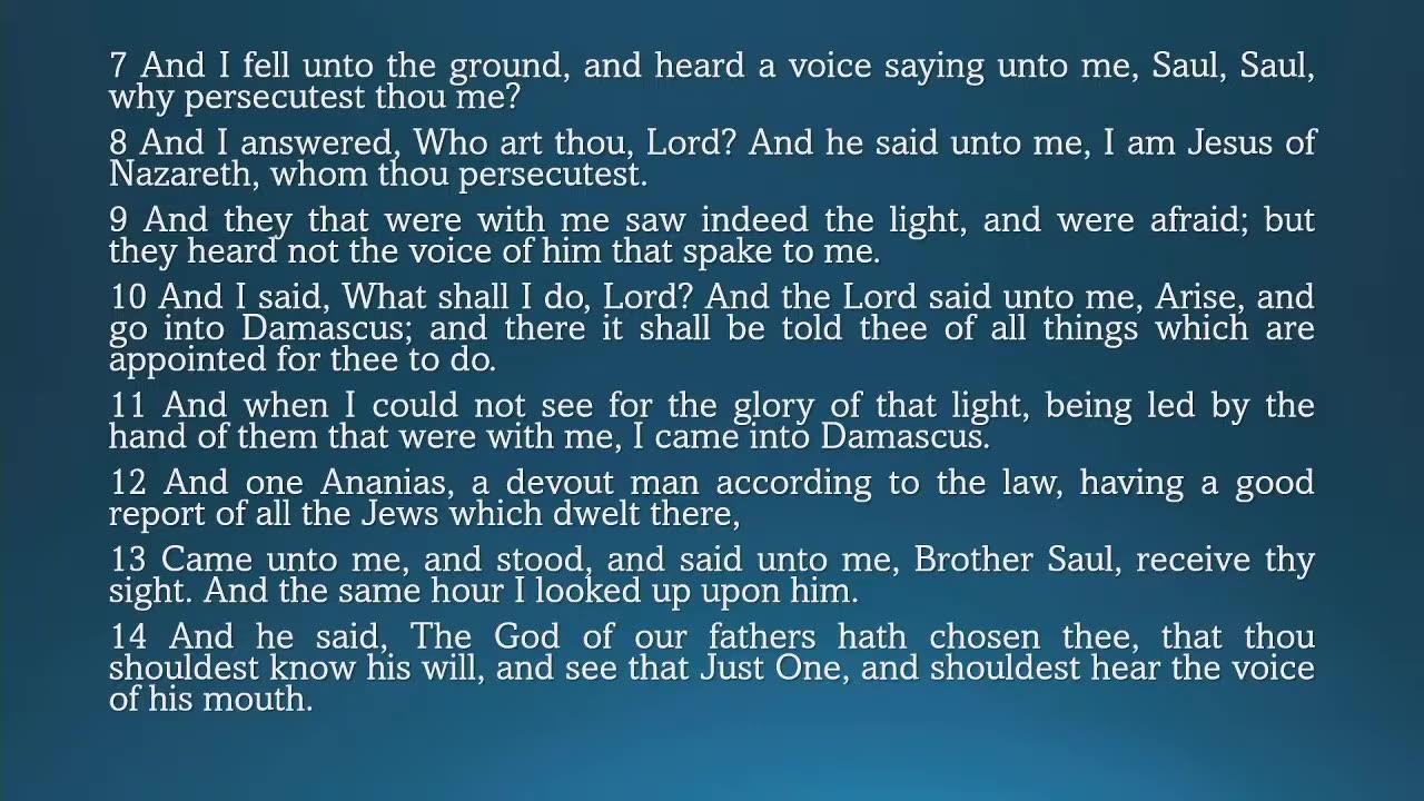 Paul’s Arrest and Defence (Acts 21:26 - 22:16)