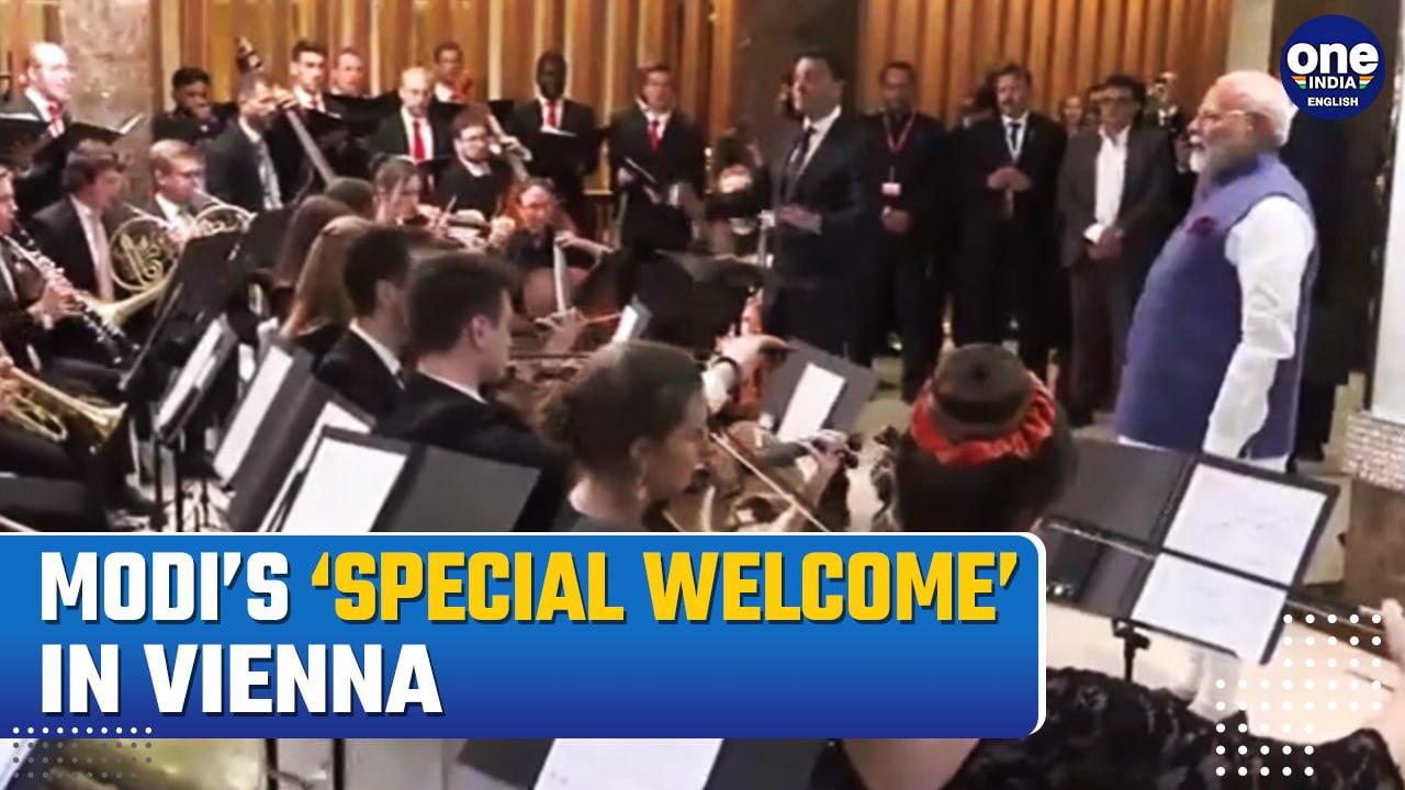 PM Modi Receives A Warm Welcome In Austria; Choir Sings ‘Vande Mataram’ Upon His Arrival