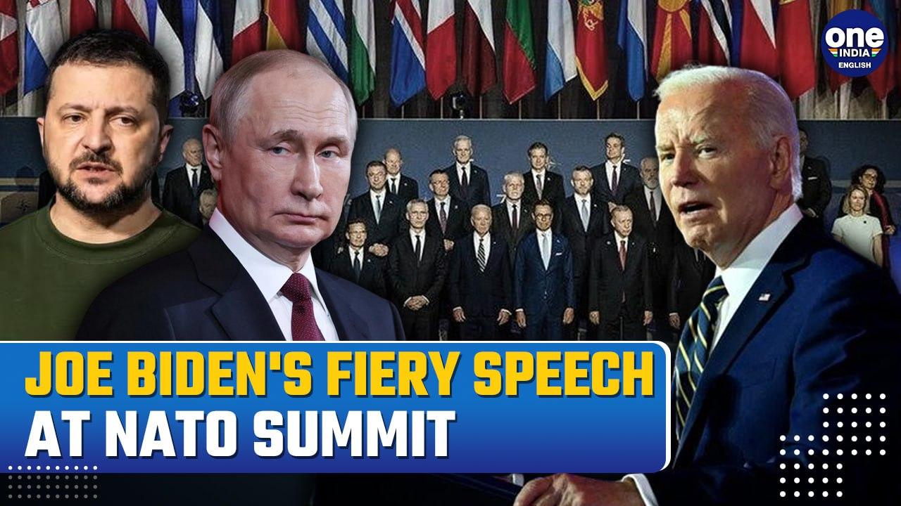 NATO Summit Breaking: Biden promises New air Defenses for Ukraine in Forceful NATO Speech
