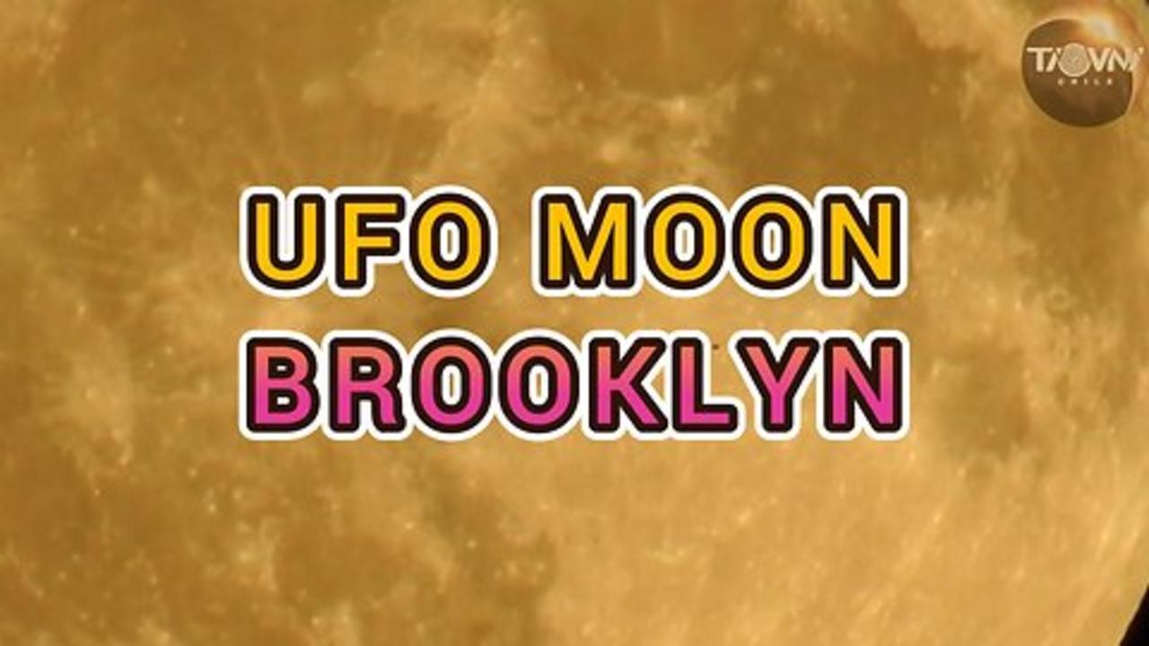 UFO seen near the moon ? what can it be? Brooklyn NY. 06.21.2024. 11:35 pm