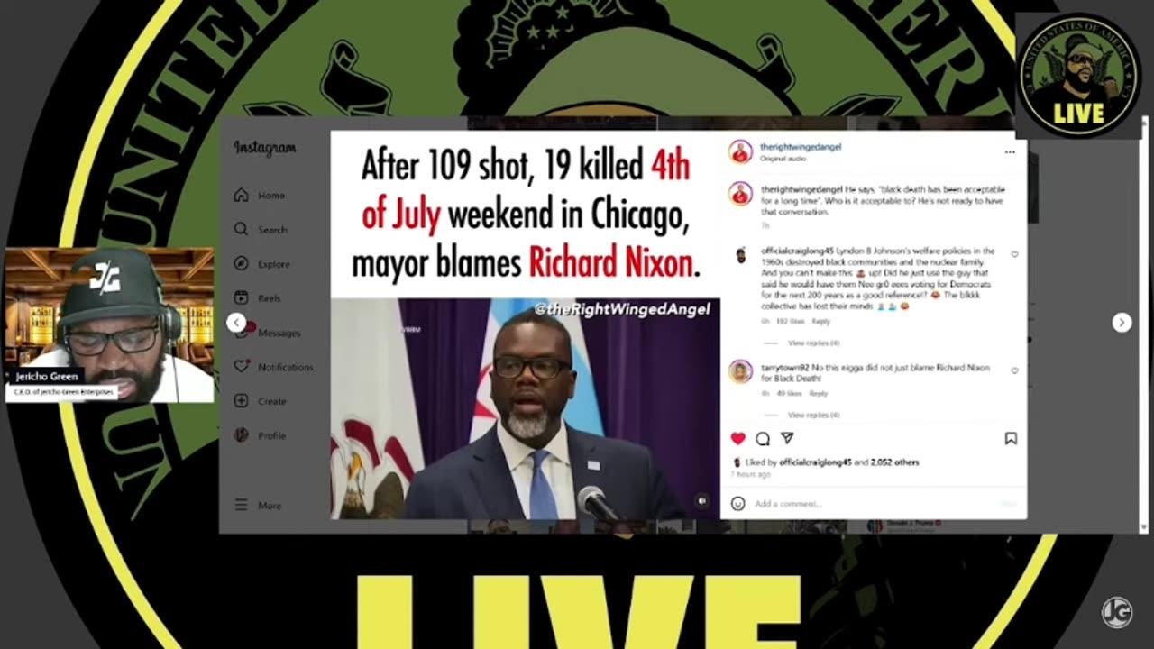 109 People Were Shot, 19 Fatally Over 4th of July Weekend In Chicago (Jericho Green Repost)