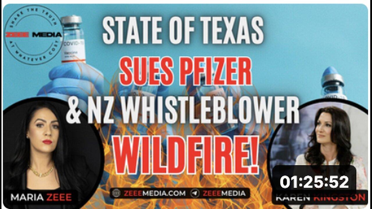 Karen Kingston - State of Texas Sues Pfizer & NZ Whistleblower WILDFIRE!!!
