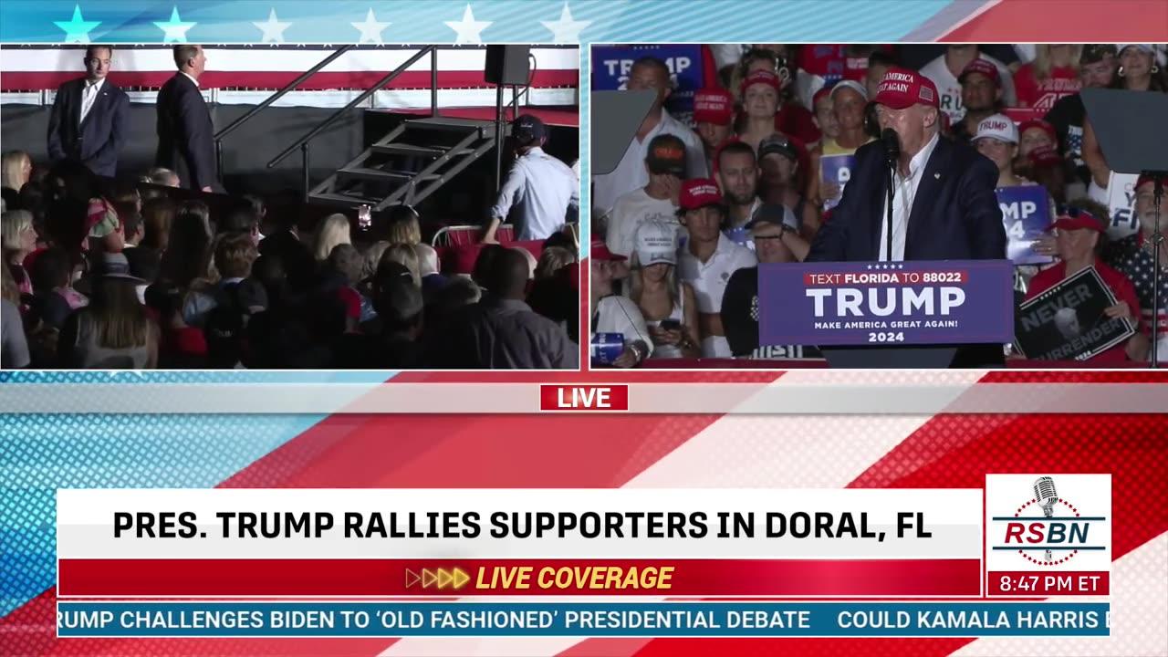 FULL SPEECH: President Trump Holds a Rally at Trump National in Doral, Florida