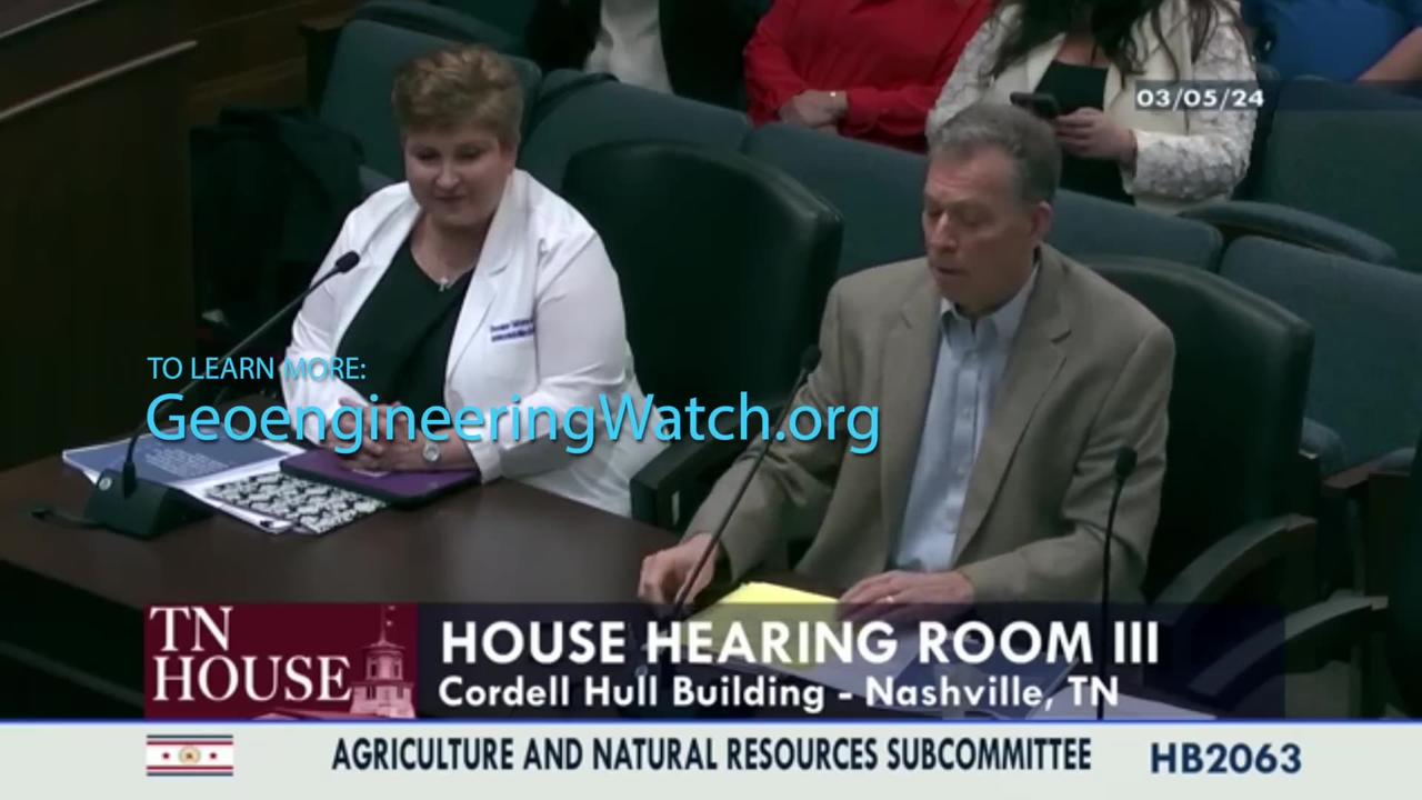 Tennessee Bill Becoming a Law to Ban Chemtrails - the hearing and vote - Interesting