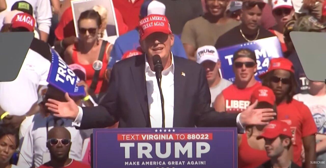 Donald Trump hosts MAGA rally in Florida