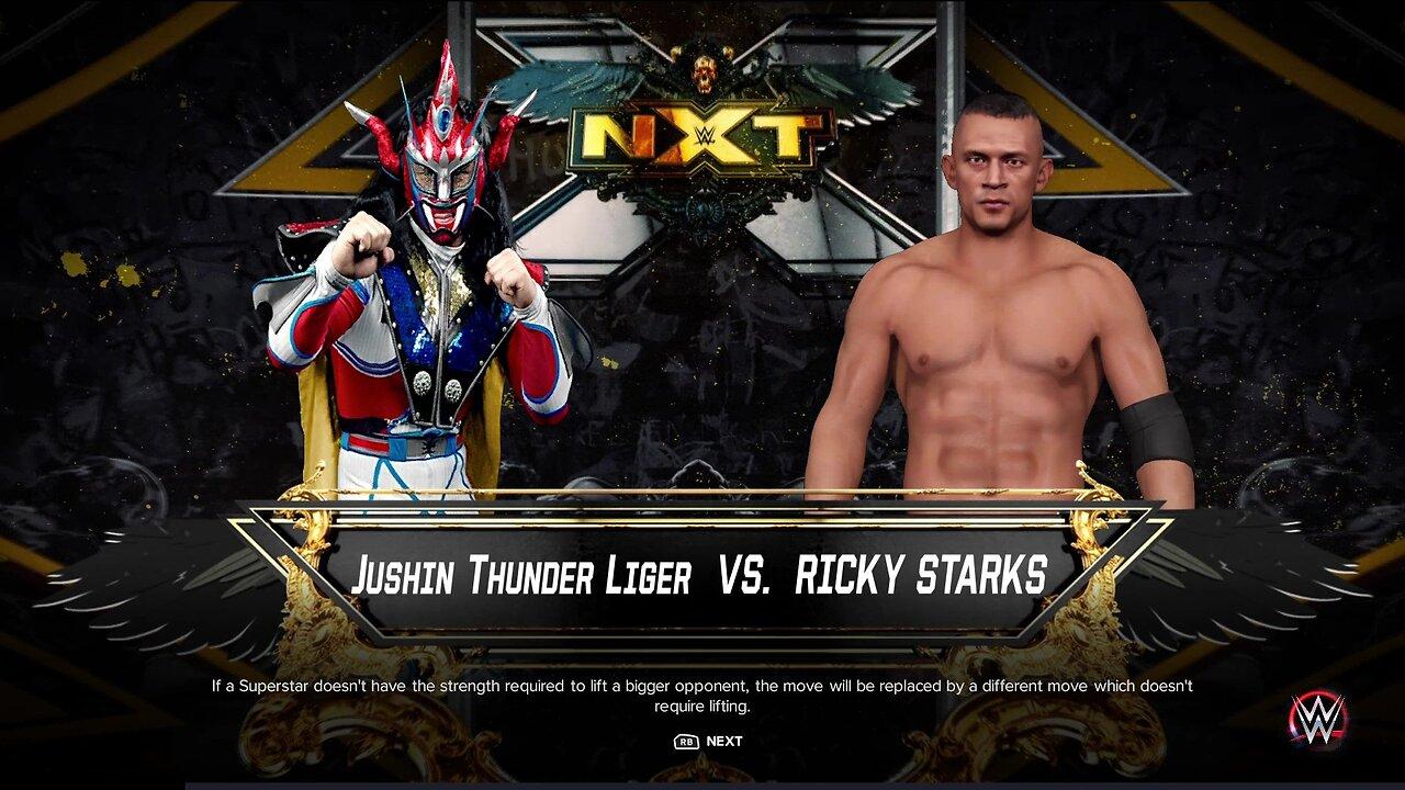 WWE 2k23 Jushin Thunder Liger vs Ricky Starks