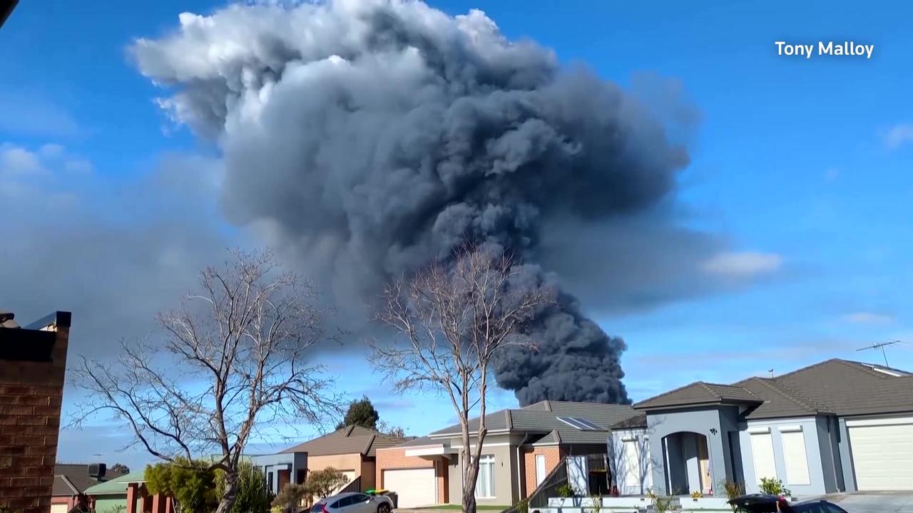 Chemical explosion ignites factory fire in Australia