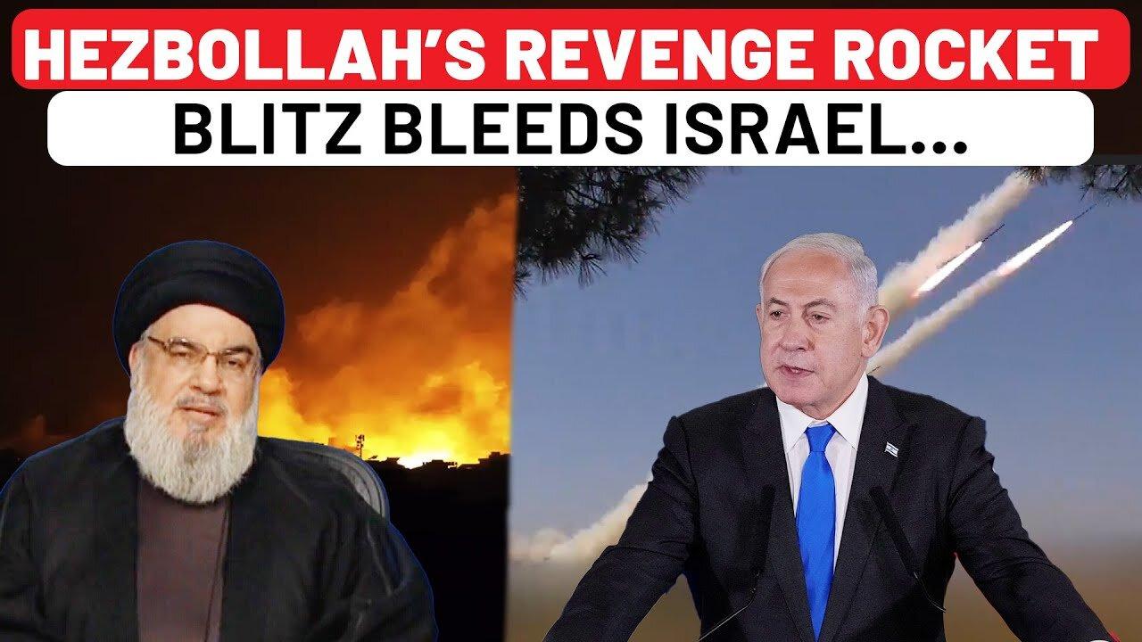 Hezbollah’s Revenge: 40 Katyusha Rockets Hit Golan Heights After IDF Kills Nasrallah’s Ex-Bodyguard