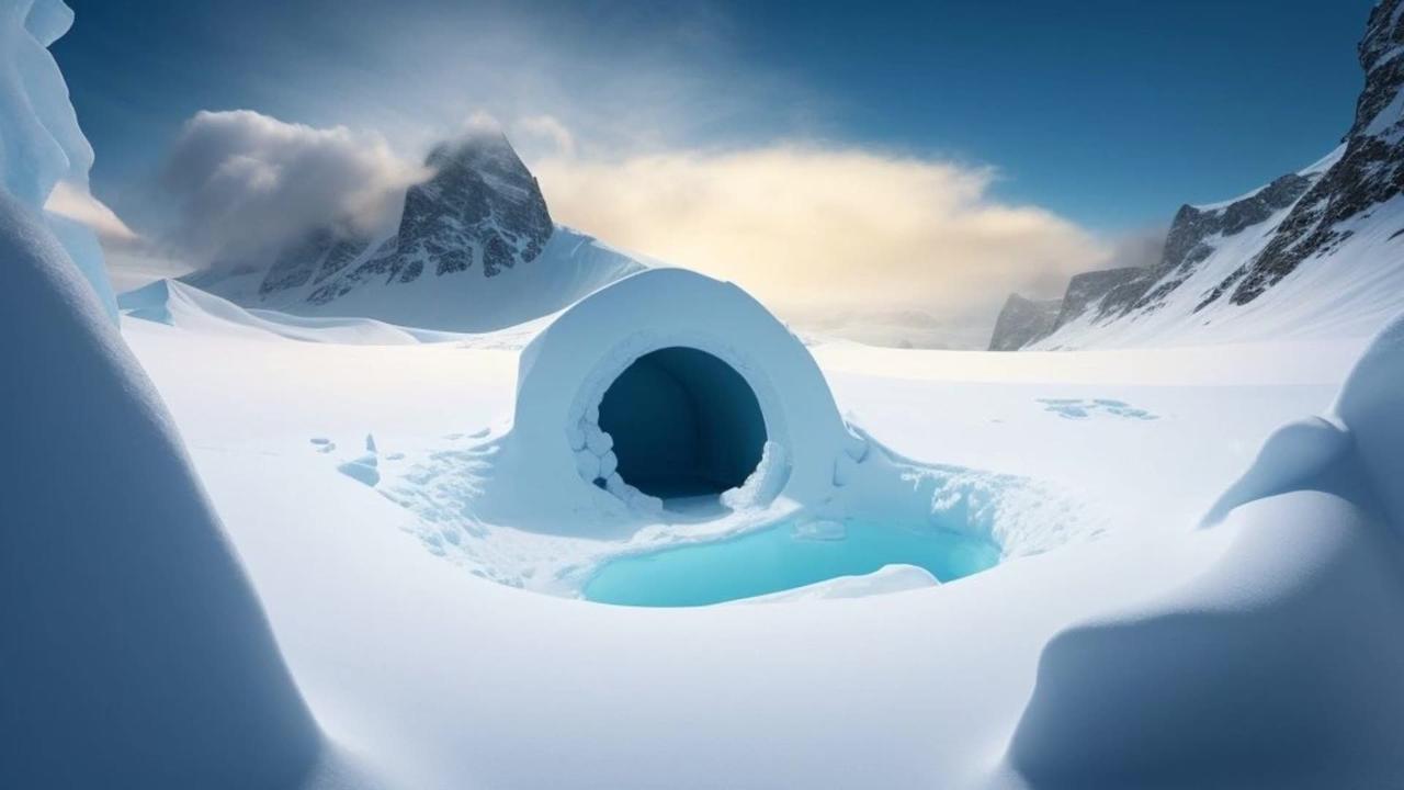 Aterradoras imágenes!!! más allá del gran muro de hielo de la Antártida