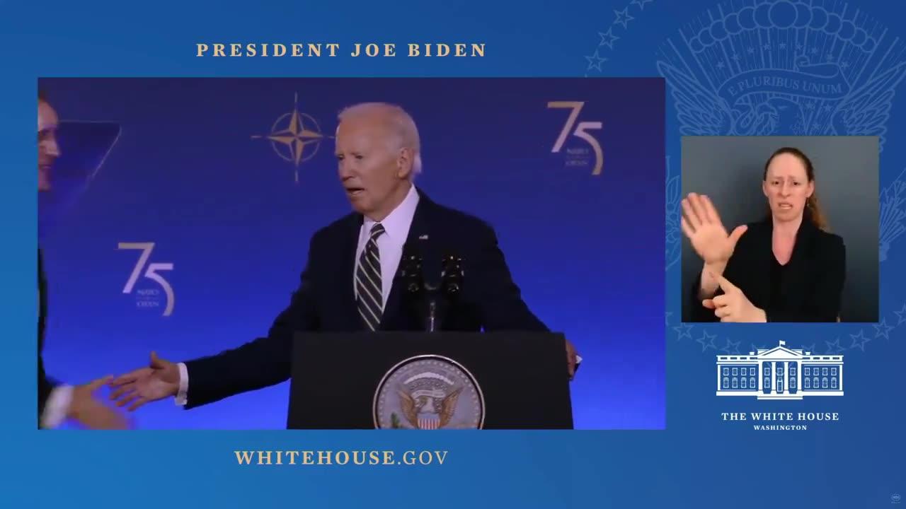 BREAKING: Joe Biden just called the Secretary of NATO an "intellectual wigger"