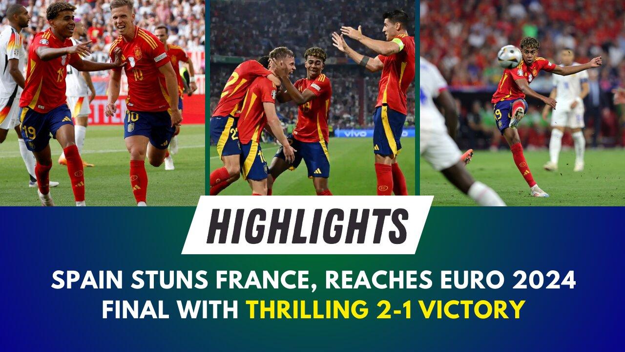 Spain defeated france by 2-1 | Match Analysis | Overview | Highlights