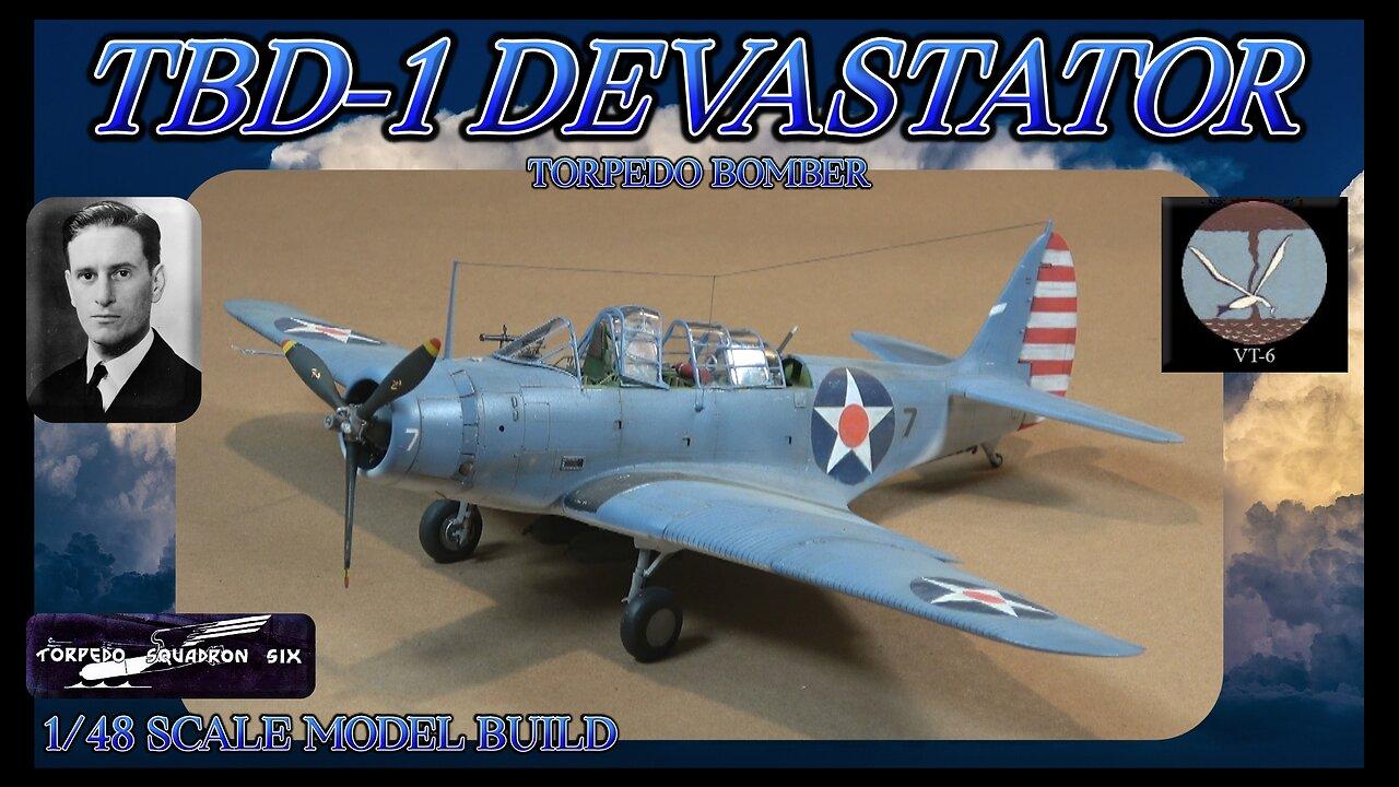 Building The Great Wall Hobby 1/48 Scale TBD-1 Devastator Torpedo Bomber