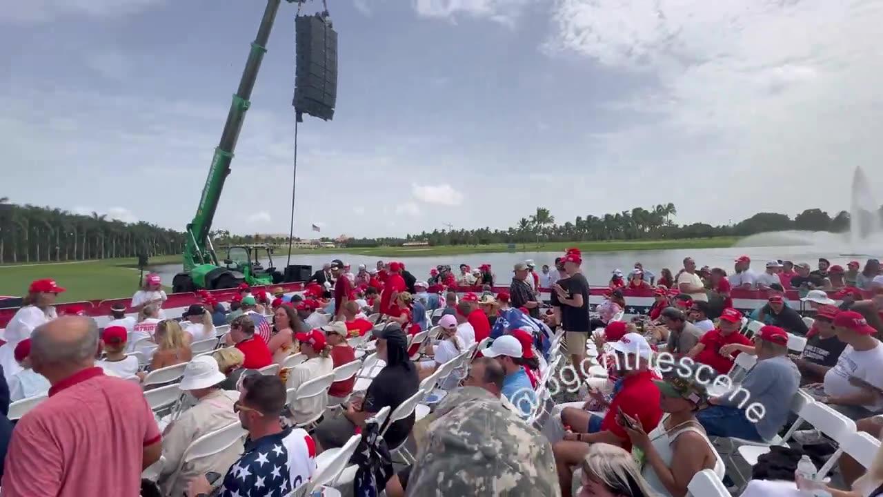 TENS OF THOUSANDS HAVE SHOWN UP FOR RIGHTFUL PRESIDENT TRUMP'S RALLY IN DORAL, FLORIDA!