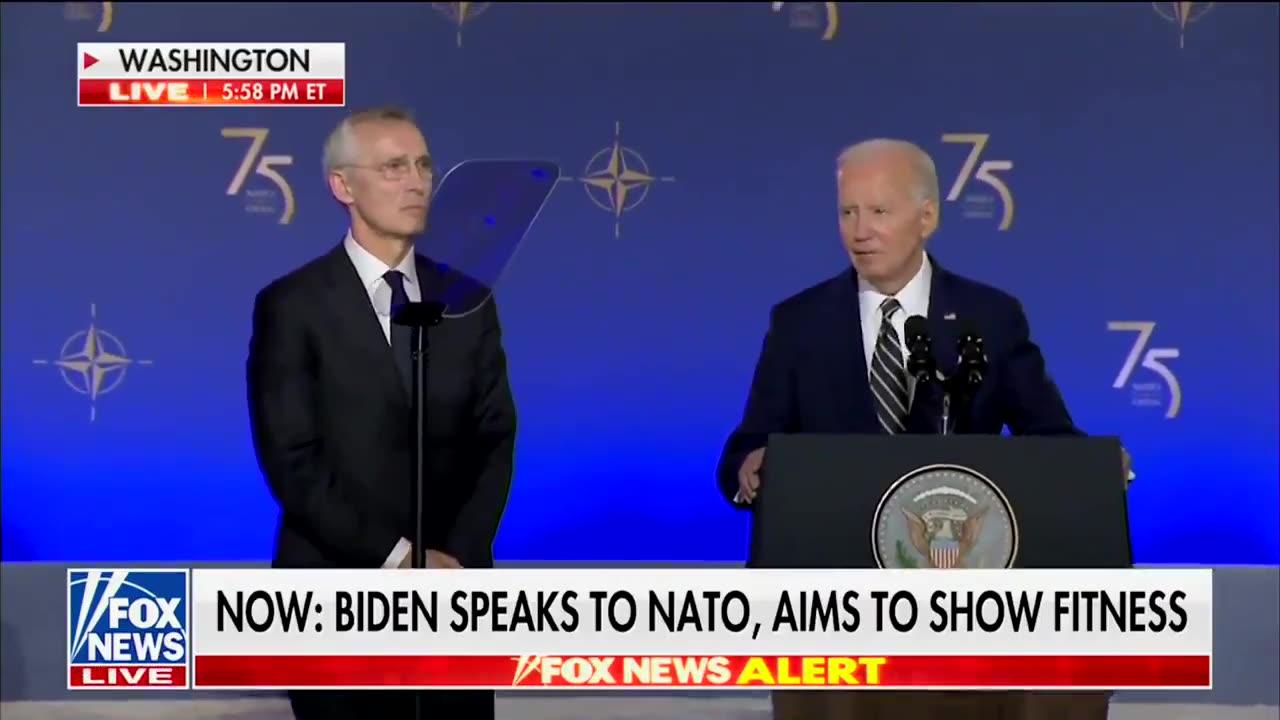 "I realised I was f**king your wife" says Joe Biden AT NATO summit.