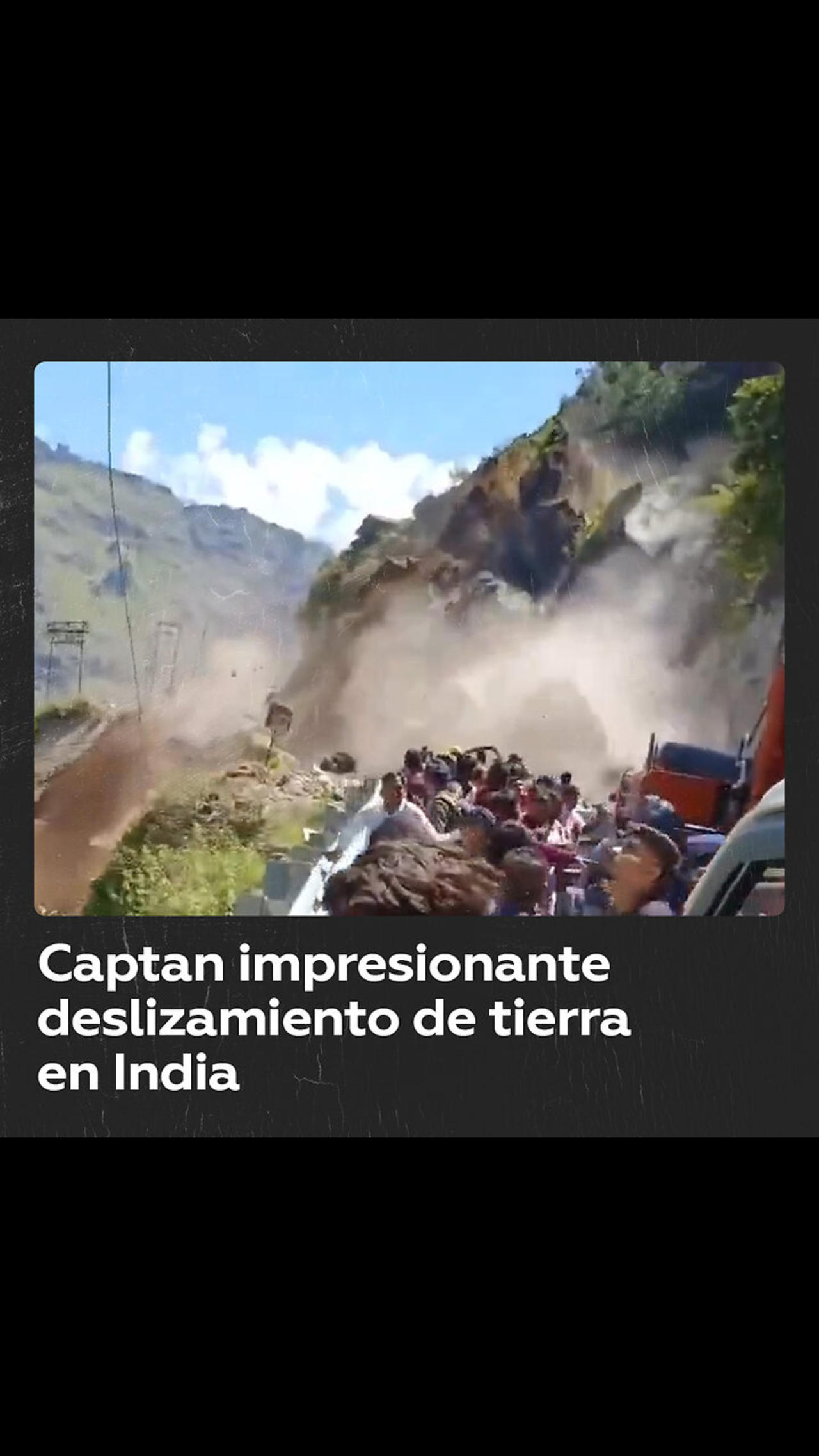 Enorme deslizamiento de tierra en Joshimath, India