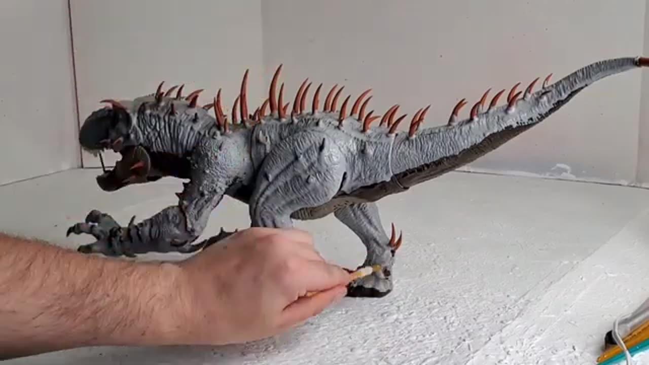 CUSTOM SARCOSUCHUS DRAGON HYBRID | HOW TO TRAIN YOUR DRAGON TOOTHLESS | & TEMU DINOSAUR TOY REVIEW
