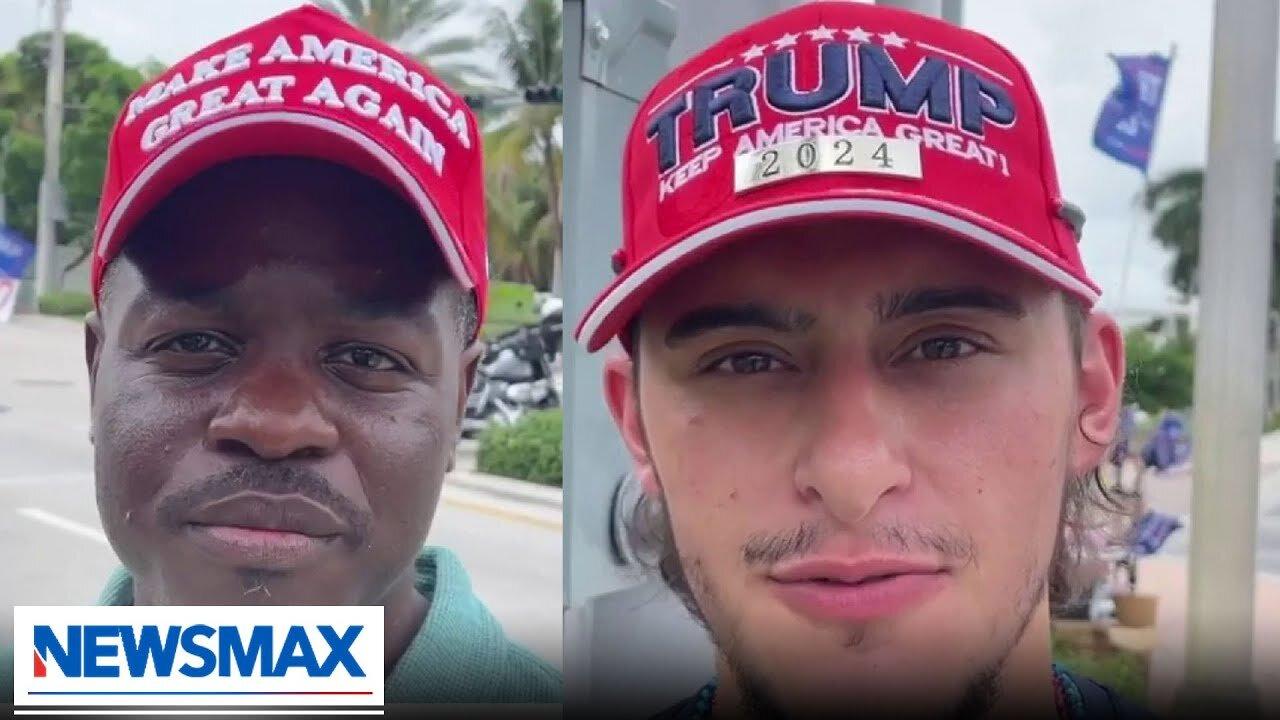 VIDEO: Trump supporters arrive for big Florida rally | American Agenda