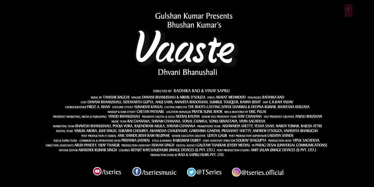 Vaaste