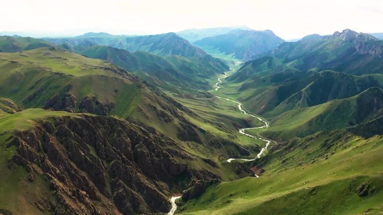Kyrgyzstan | Drone Tour with Relaxing Music